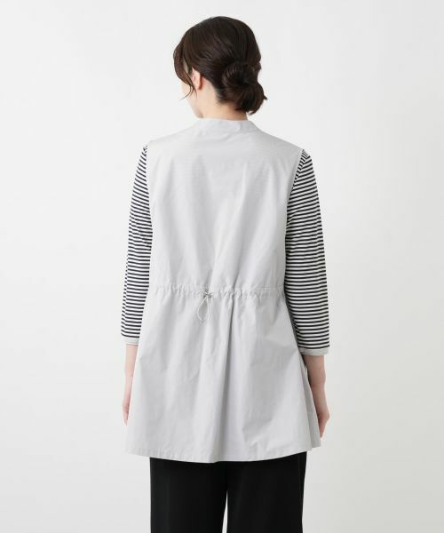 Leilian / レリアン テーラードジャケット | Vネックフレアベスト【Leilian WHITE LABEL】 | 詳細10