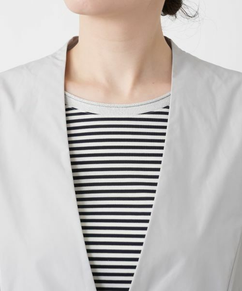 Leilian / レリアン テーラードジャケット | Vネックフレアベスト【Leilian WHITE LABEL】 | 詳細11