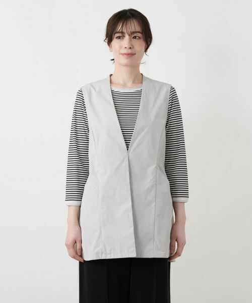 Leilian / レリアン テーラードジャケット | Vネックフレアベスト【Leilian WHITE LABEL】 | 詳細8