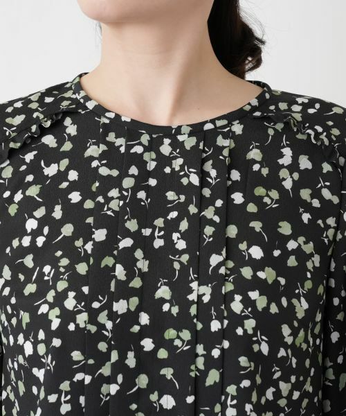 Leilian / レリアン シャツ・ブラウス | プリントボリュームブラウス【Leilian WHITE LABEL】 | 詳細10