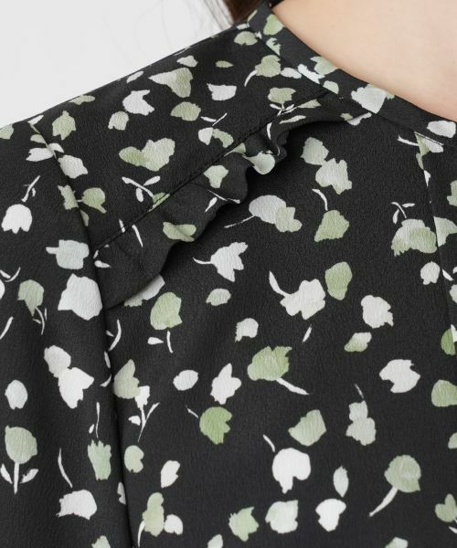 Leilian / レリアン シャツ・ブラウス | プリントボリュームブラウス【Leilian WHITE LABEL】 | 詳細15