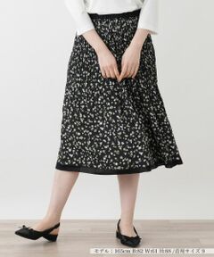 Leilian / レリアン ロング・マキシ丈スカート | リバーシブルフレアスカート【Leilian WHITE LABEL】