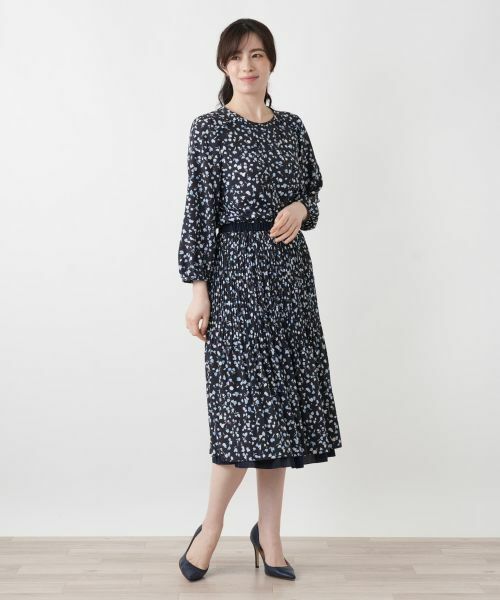 Leilian / レリアン ロング・マキシ丈スカート | リバーシブルフレアスカート【Leilian WHITE LABEL】 | 詳細1