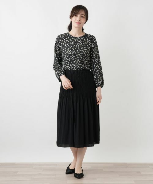 Leilian / レリアン ロング・マキシ丈スカート | リバーシブルフレアスカート【Leilian WHITE LABEL】 | 詳細8