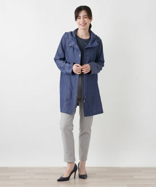 Leilian / レリアン その他アウター | フーデッドコート【Leilian WHITE LABEL】 | 詳細1