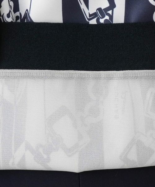 Leilian / レリアン ニット・セーター | チェーン柄切替クルーネックニット【ROCHAS Premiere】【RATTI】 | 詳細11