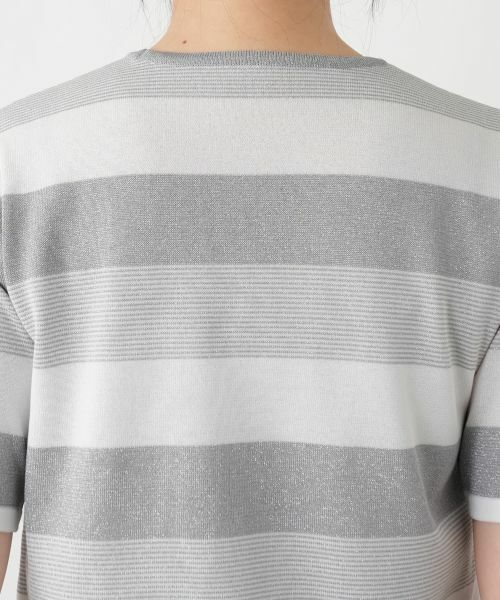 Leilian / レリアン ニット・セーター | ボーダークルーネックニット【ROCHAS Premiere】 | 詳細21