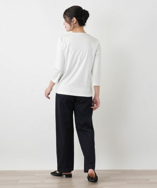 Leilian / レリアン カットソー | 刺繍クルーネックカットソー【ROCHAS Premiere】 | 詳細18