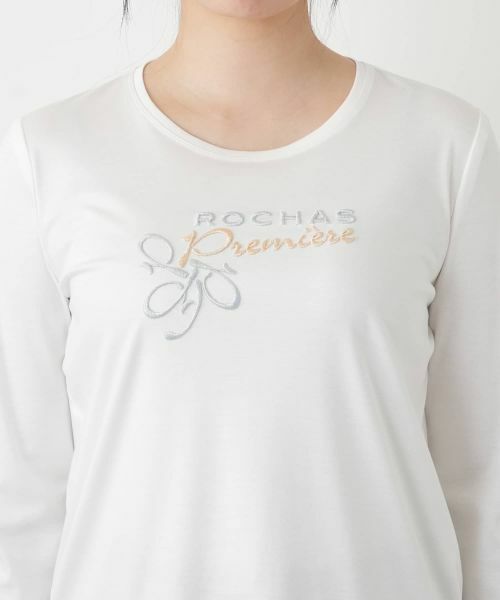 Leilian / レリアン カットソー | 刺繍クルーネックカットソー【ROCHAS Premiere】 | 詳細22