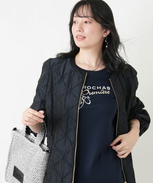 Leilian / レリアン カットソー | 刺繍クルーネックカットソー【ROCHAS Premiere】 | 詳細8