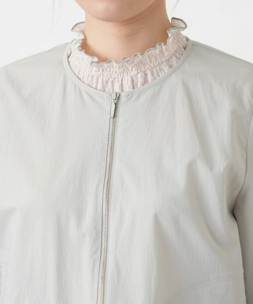 Leilian / レリアン その他アウター | ノーカラージップジャケット | 詳細10