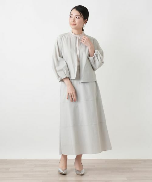 Leilian / レリアン その他アウター | ノーカラージップジャケット | 詳細4