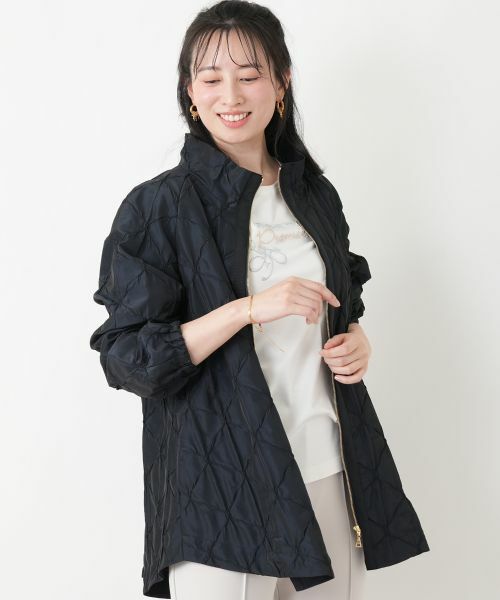 Leilian / レリアン その他アウター | スタンドカラージップコート【ROCHAS Premiere】 | 詳細1