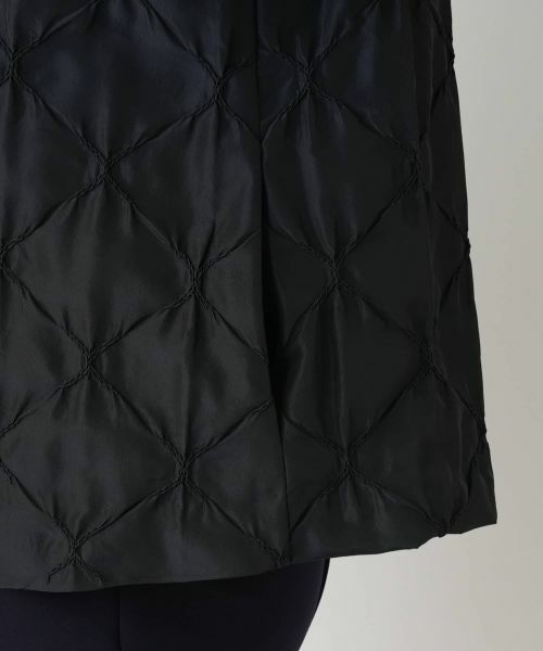 Leilian / レリアン テーラードジャケット | ノーカラージップジャケット【ROCHAS Premiere】 | 詳細11