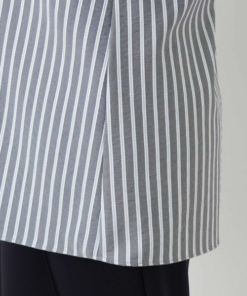 Leilian / レリアン シャツ・ブラウス | ストライプブラウジングブラウス【ROCHAS Premiere】 | 詳細19