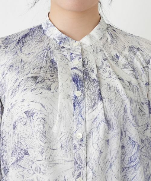 Leilian / レリアン シャツ・ブラウス | プリントボウタイブラウス【ROCHAS Premiere】【ERICA】 | 詳細10