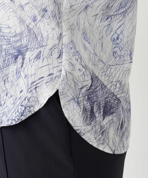 Leilian / レリアン シャツ・ブラウス | プリントボウタイブラウス【ROCHAS Premiere】【ERICA】 | 詳細14