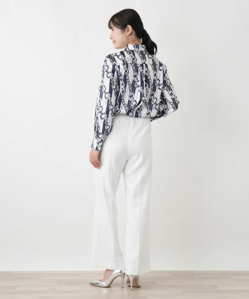 Leilian / レリアン シャツ・ブラウス | プリントボウタイブラウス【ROCHAS Premiere】【RATTI】 | 詳細3