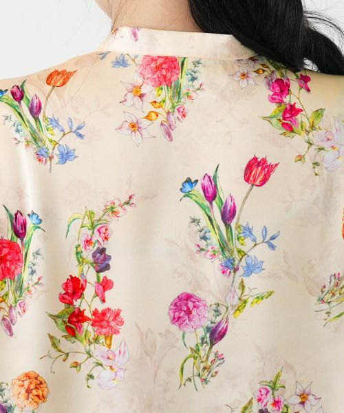 Leilian / レリアン シャツ・ブラウス | プリントボウタイブラウス【ROCHAS Premiere】 | 詳細11