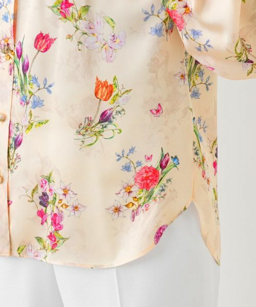 Leilian / レリアン シャツ・ブラウス | プリントボウタイブラウス【ROCHAS Premiere】 | 詳細14
