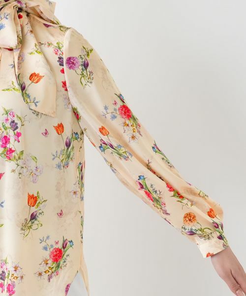 Leilian / レリアン シャツ・ブラウス | プリントボウタイブラウス【ROCHAS Premiere】 | 詳細17