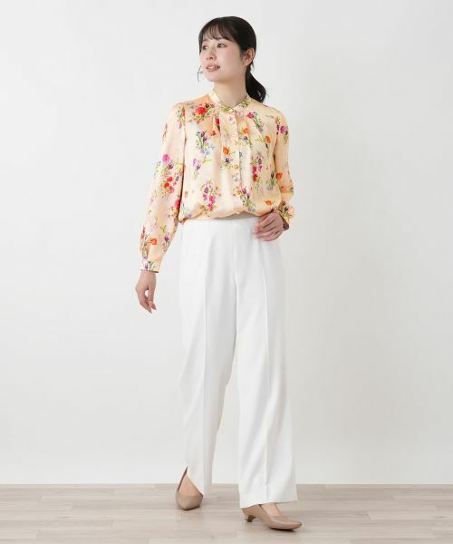 Leilian / レリアン シャツ・ブラウス | プリントボウタイブラウス【ROCHAS Premiere】 | 詳細4