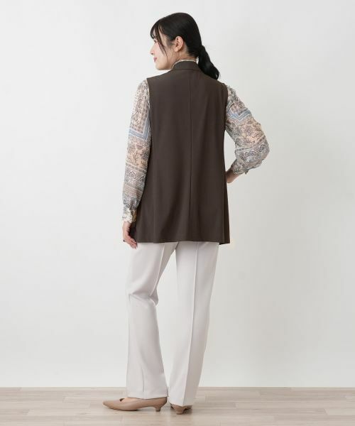 Leilian / レリアン テーラードジャケット | セミロングベスト【ROCHAS Premiere】 | 詳細6