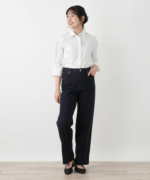 Leilian / レリアン その他パンツ | センタープレスパンツ【ROCHAS Premiere】 | 詳細1