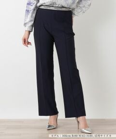 ウエストゴムストレートパンツ【ROCHAS Premiere】