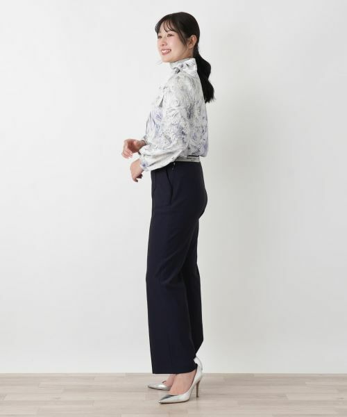 Leilian / レリアン その他パンツ | ウエストゴムストレートパンツ【ROCHAS Premiere】 | 詳細2