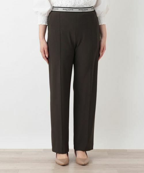 Leilian / レリアン その他パンツ | ウエストゴムストレートパンツ【ROCHAS Premiere】 | 詳細7