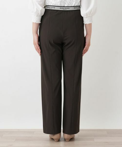 Leilian / レリアン その他パンツ | ウエストゴムストレートパンツ【ROCHAS Premiere】 | 詳細9