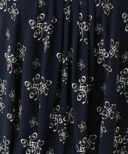 Leilian / レリアン シャツ・ブラウス | プリントギャザーブラウス【ROCHAS Premiere】 | 詳細12