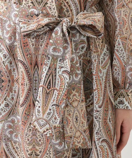 Leilian / レリアン ドレス | ペイズリー柄リボンワンピース【ROCHAS Premiere】【ERICA】 | 詳細13