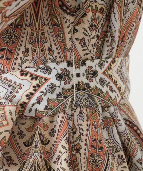 Leilian / レリアン ドレス | ペイズリー柄リボンワンピース【ROCHAS Premiere】【ERICA】 | 詳細14