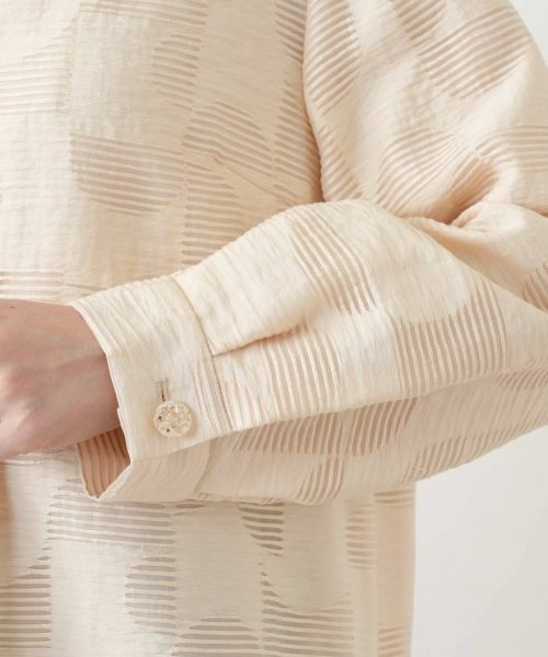 Leilian / レリアン テーラードジャケット | 幾何学柄スタンドカラージャケット【ROCHAS Premiere】 | 詳細11