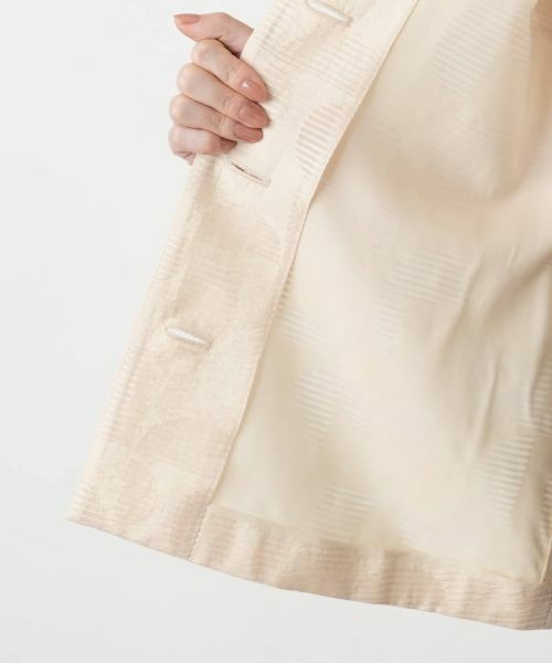 Leilian / レリアン テーラードジャケット | 幾何学柄スタンドカラージャケット【ROCHAS Premiere】 | 詳細13