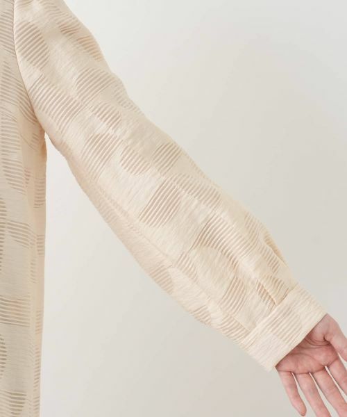 Leilian / レリアン テーラードジャケット | 幾何学柄スタンドカラージャケット【ROCHAS Premiere】 | 詳細9