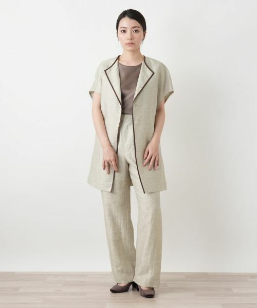 Leilian / レリアン テーラードジャケット | テーラードベスト【ROCHAS Premiere】 | 詳細1