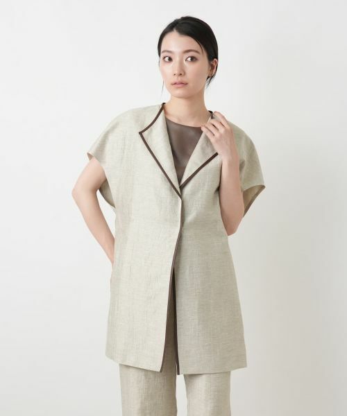 Leilian / レリアン テーラードジャケット | テーラードベスト【ROCHAS Premiere】 | 詳細4