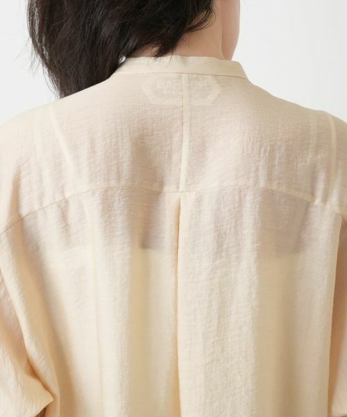 Leilian / レリアン シャツ・ブラウス | バンドカラードロストブラウス【ROCHAS Premiere】 | 詳細15