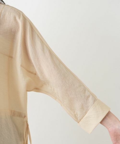 Leilian / レリアン シャツ・ブラウス | バンドカラードロストブラウス【ROCHAS Premiere】 | 詳細16