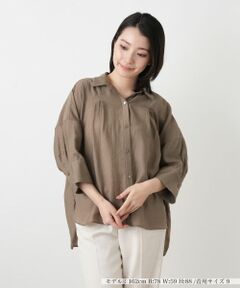 Leilian / レリアン シャツ・ブラウス | ボリュームタックブラウス【ROCHAS Premiere】