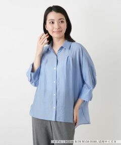 Leilian / レリアン シャツ・ブラウス | ボリュームタックブラウス【ROCHAS Premiere】