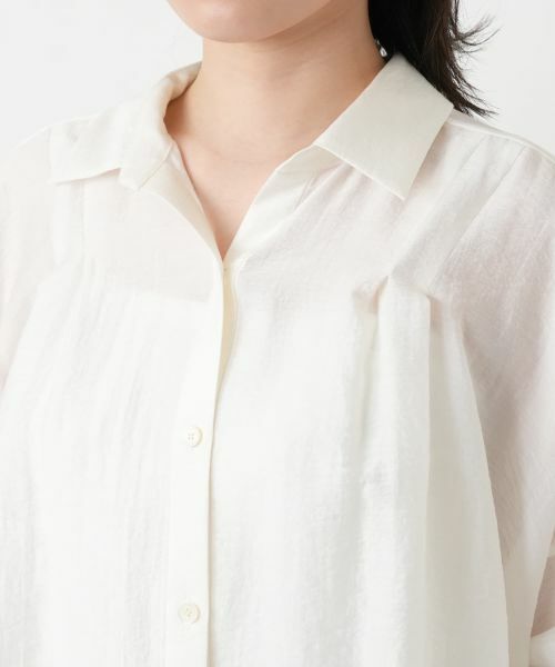 Leilian / レリアン シャツ・ブラウス | ボリュームタックブラウス【ROCHAS Premiere】 | 詳細13