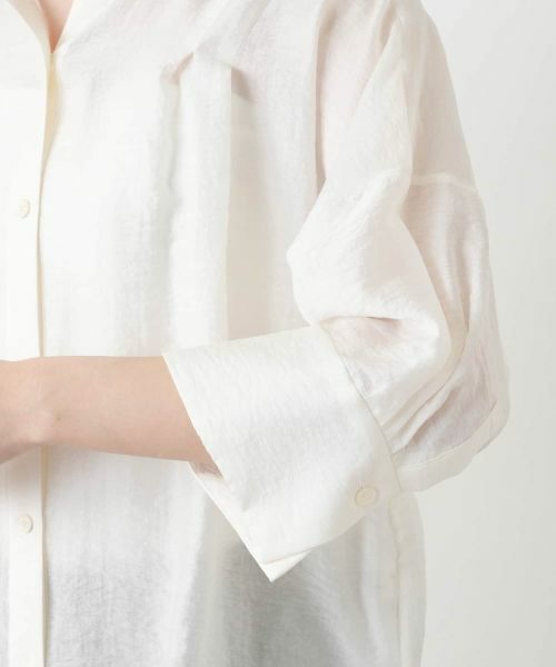 Leilian / レリアン シャツ・ブラウス | ボリュームタックブラウス【ROCHAS Premiere】 | 詳細16