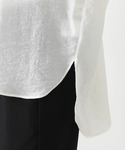 Leilian / レリアン シャツ・ブラウス | ボリュームタックブラウス【ROCHAS Premiere】 | 詳細17