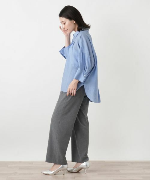 Leilian / レリアン シャツ・ブラウス | ボリュームタックブラウス【ROCHAS Premiere】 | 詳細5