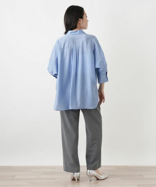 Leilian / レリアン シャツ・ブラウス | ボリュームタックブラウス【ROCHAS Premiere】 | 詳細6