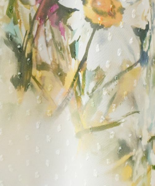 Leilian / レリアン シャツ・ブラウス | 花柄ボウタイブラウス【ROCHAS Premiere】 | 詳細13